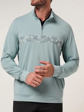 Travis Mathew Trophy Life Quarter Zip Arona NWT